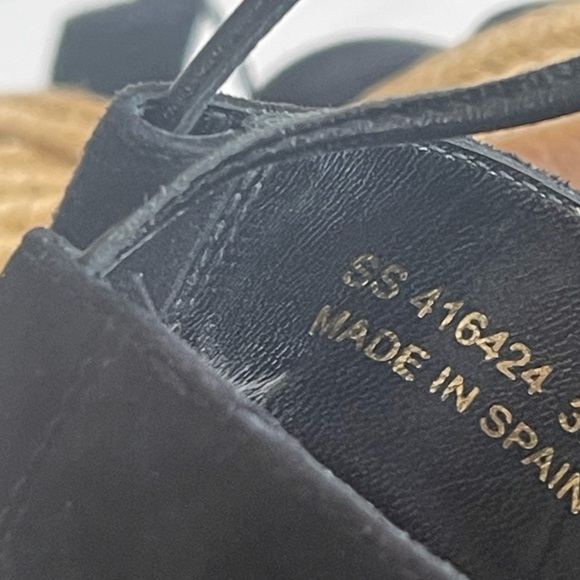 AUTHENTIC YSL LACE UP WEDGES - Picture 13 of 13